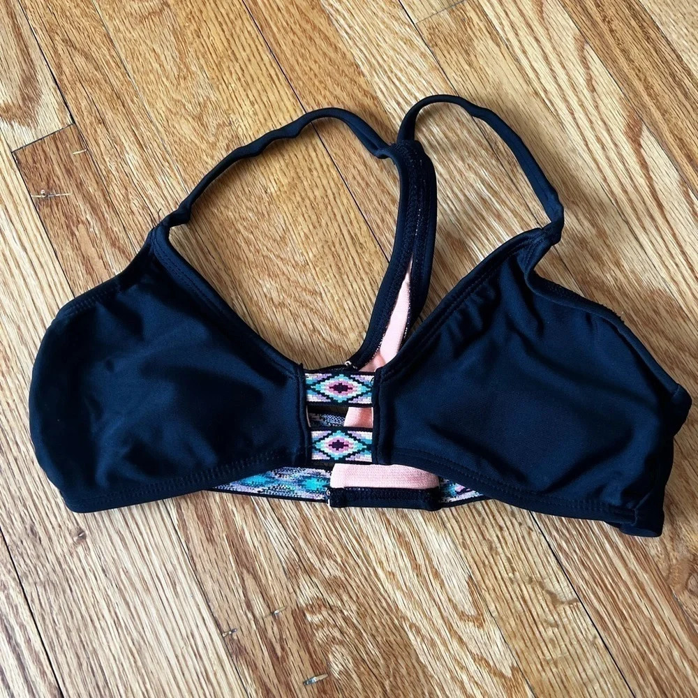 Xhilaration black bikini top
